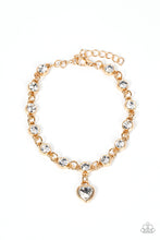 Load image into Gallery viewer, Truly Lovely - Gold Heart Bracelet - Sabrina&#39;s Bling Collection