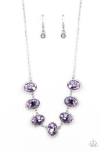 Load image into Gallery viewer, Unleash Your Sparkle - Purple Rhinestone Necklace - Sabrina&#39;s Bling Collection