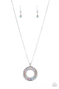 Clique Couture - Multi Iridescent Necklace - Sabrinas Bling Collection