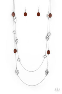 Cobble Creeks - Brown Necklace - Sabrina's Bling Collection