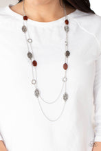 Load image into Gallery viewer, Cobble Creeks - Brown Necklace - Sabrina&#39;s Bling Collection