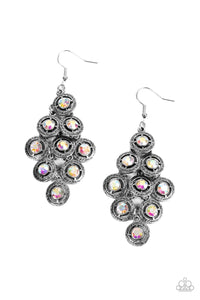 Constellation Cruise - Multi Iridescent Rhinestone Earrings - Sabrina's Bling Collection