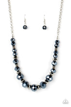 Load image into Gallery viewer, Cosmic Cadence - Blue &amp; Silver Necklace - Sabrina&#39;s Bling Collection