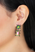 Load image into Gallery viewer, Cosmic Queen - Multi Oil Spill Earrings - Sabrina&#39;s Bling Collection