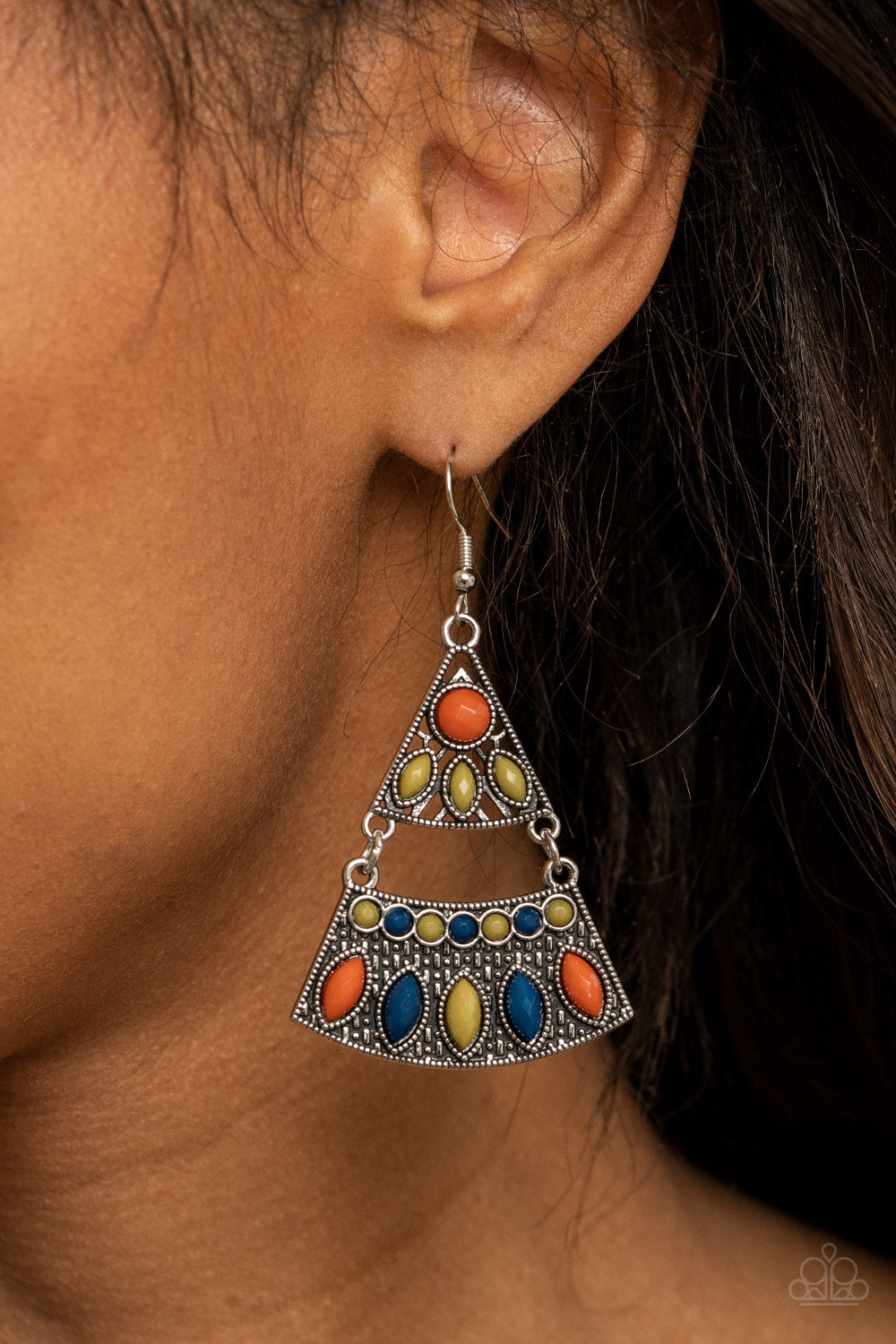 Desert Fiesta - Multi Earrings - Sabrina's Bling Collection