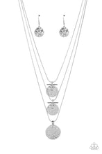 Load image into Gallery viewer, Dizzying Discs - Silver Necklace - Sabrinas Bling Collection