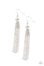 Load image into Gallery viewer, Drop-Dead Dainty - White Rhinestone Earrings - Sabrina&#39;s Bling Collection