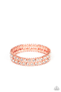 Generational Glimmer - Copper & Rhinestone Bracelet - Sabrinas Bling Collection