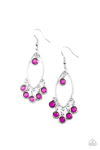 Glassy Grotto - Purple Earrings - Sabrina's Bling Collection