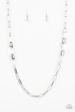 Load image into Gallery viewer, Have I Made Myself Clear? - White Necklace - Sabrina&#39;s Bling Collection