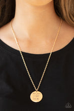 Load image into Gallery viewer, Light It Up - Gold Necklace - Sabrina&#39;s Bling Collection