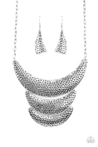 Moonwalk Magic - Silver Necklace - Sabrina's Bling Collection