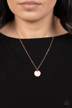 Load image into Gallery viewer, New Age Nautical - Copper &amp; White Shell Necklace - Sabrina&#39;s Bling Collection