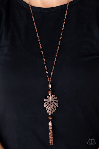 Palm Promenade - Copper Necklace - Sabrina's Bling Collection