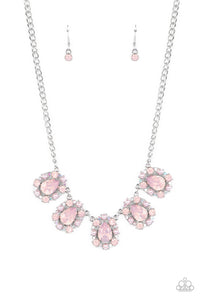 Pearly Pond - Pink Necklace - Sabrinas Bling Collection