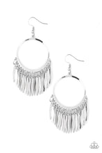 Load image into Gallery viewer, Radiant Chimes - Silver Earrings - Sabrina&#39;s Bling Collection