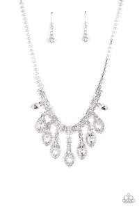 REIGNING Romance - White Necklace - November 2022 Life Of The Party - Sabrinas Bling Collection