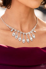 Load image into Gallery viewer, REIGNING Romance - White Necklace - November 2022 Life Of The Party - Sabrinas Bling Collection