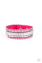 Load image into Gallery viewer, Rock Star Rocker - Pink Bracelet - Sabrina&#39;s Bling Collection