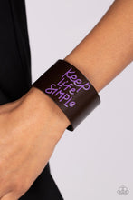 Load image into Gallery viewer, Simply Stunning - Purple Inspirational Bracelet - Sabrinas Bling Collection