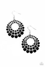 Load image into Gallery viewer, So Self-GLOW-rious - Black Rhinestone Earrings - Sabrina&#39;s Bling Collection