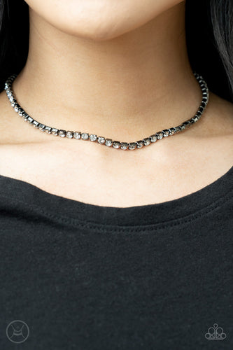 Starlight Radiance - Black Choker Necklace - Sabrina's Bling Collection