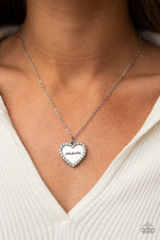 Load image into Gallery viewer, The Real Boss - White &quot;Mom&quot; Necklace - Sabrina&#39;s Bling Collection