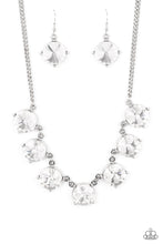 Load image into Gallery viewer, The SHOWCASE Must Go On - White Necklace - Sabrina&#39;s Bling Collection