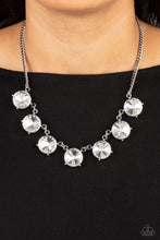 Load image into Gallery viewer, The SHOWCASE Must Go On - White Necklace - Sabrina&#39;s Bling Collection