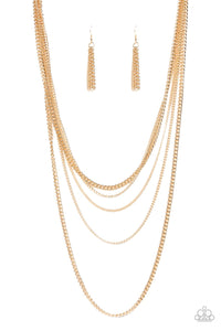 Top of the Food Chain - Gold Necklace - Sabrinas Bling Collection