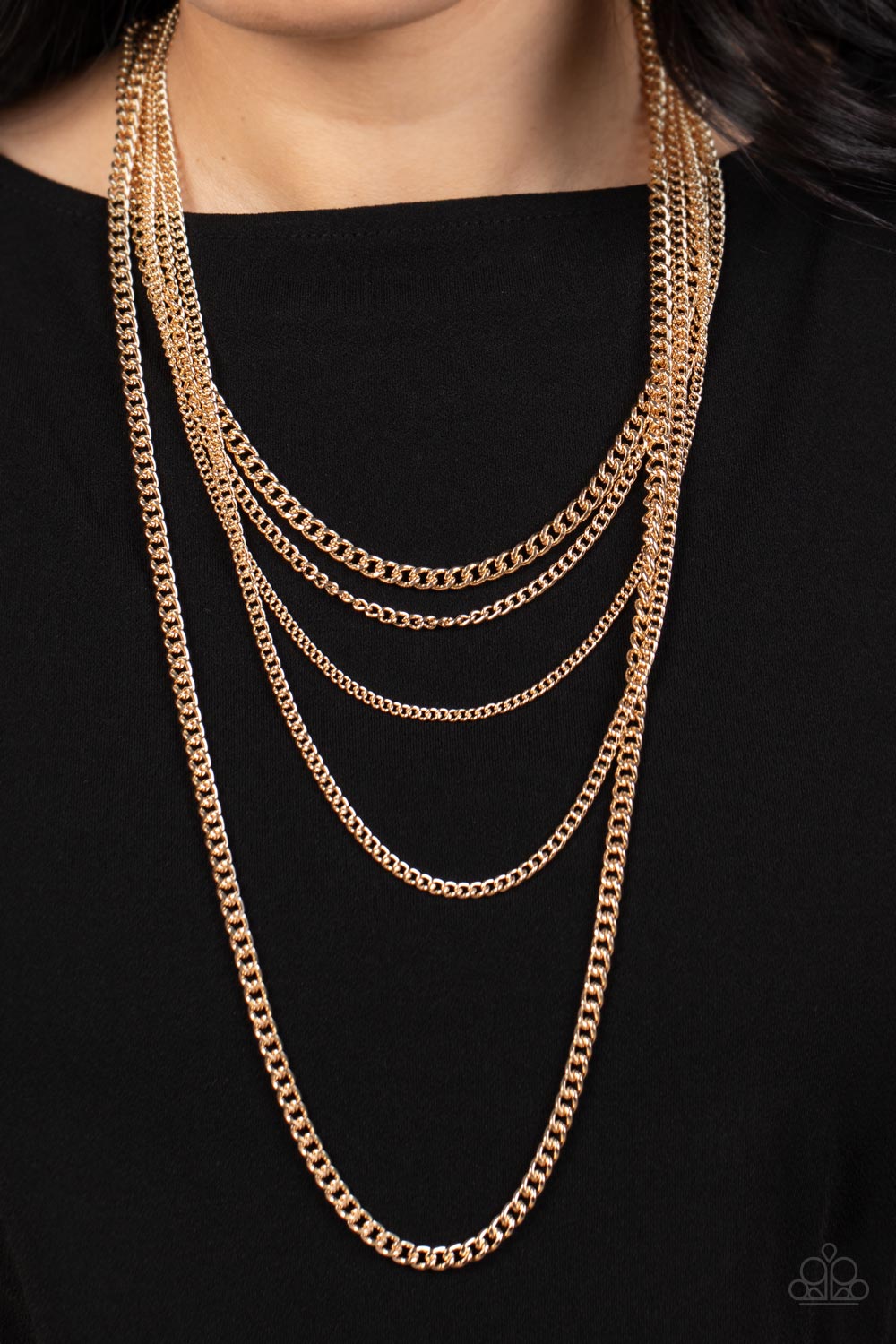 Top of the Food Chain - Gold Necklace - Sabrinas Bling Collection