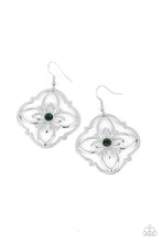 Load image into Gallery viewer, Treasure GROVE - Green Rhinestone Earrings - Sabrina&#39;s Bling Collection