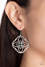 Load image into Gallery viewer, Treasure GROVE - Green Rhinestone Earrings - Sabrina&#39;s Bling Collection