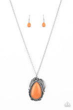 Load image into Gallery viewer, Tropical Mirage - Orange Necklace - Sabrina&#39;s Bling Collection