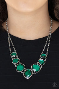 Absolute Admiration - Green Necklace - Sabrina's Bling Collection