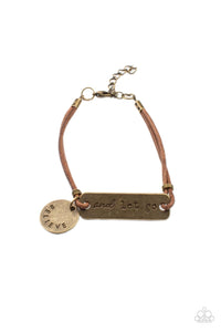 Believe and Let Go - Brass Bracelet - Sabrina's Bling Collection