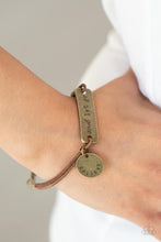 Load image into Gallery viewer, Believe and Let Go - Brass Bracelet - Sabrina&#39;s Bling Collection