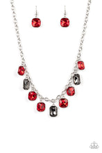 Load image into Gallery viewer, Best Decision Ever - Red &amp; Smoky Rhinestone Necklace - Sabrinas Bling Collection