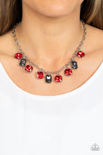 Load image into Gallery viewer, Best Decision Ever - Red &amp; Smoky Rhinestone Necklace - Sabrinas Bling Collection