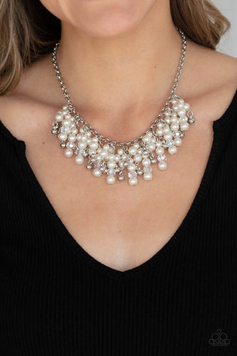 Champagne Dreams - White Pearl Necklace - Sabrina's Bling Collection