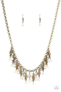 Cosmopolitan Couture - Brass Necklace - Sabrina's Bling Collection