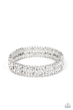 Load image into Gallery viewer, Generational Glimmer - White Rhinestone Bracelet - Sabrina&#39;s Bling Collection