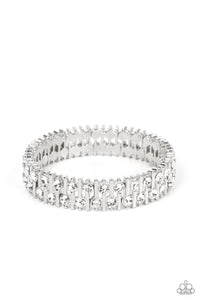 Generational Glimmer - White Rhinestone Bracelet - Sabrina's Bling Collection