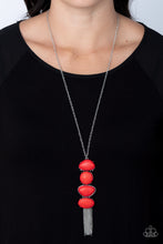 Load image into Gallery viewer, Hidden Lagoon - Red Stone Necklace - Sabrina&#39;s Bling Collection