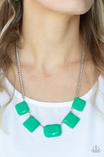 Load image into Gallery viewer, Instant Mood Booster - Green Necklace - Sabrina&#39;s Bling Collection