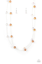 Load image into Gallery viewer, Interstellar Illusions - Multi Orange &amp; Iridescent Necklace - Sabrinas Bling Collection