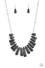 Load image into Gallery viewer, Mojave Empress - Black Stone Necklace - Sabrina&#39;s Bling Collection