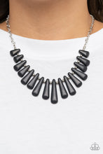 Load image into Gallery viewer, Mojave Empress - Black Stone Necklace - Sabrina&#39;s Bling Collection