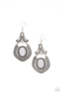 Panama Palace - Silver Earrings - Sabrina's Bling Collection