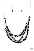 Load image into Gallery viewer, Placid Pebbles - Black Pebble Necklace - Sabrina&#39;s Bling Collection